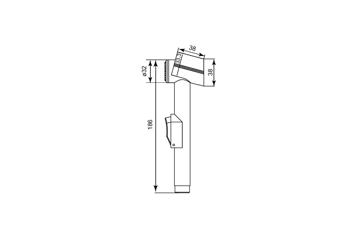 Гигиенический душевой комплект IDDIS 010 ID 0101F15I20