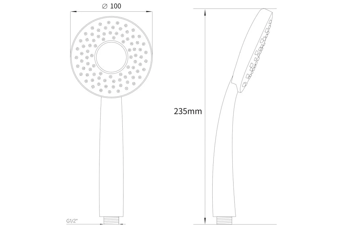 Лейка для душа AV Engineering AVSSS-031