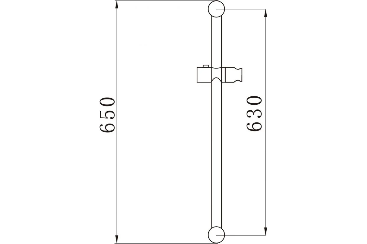 Душевая штанга AV Engineering AVSSS-055
