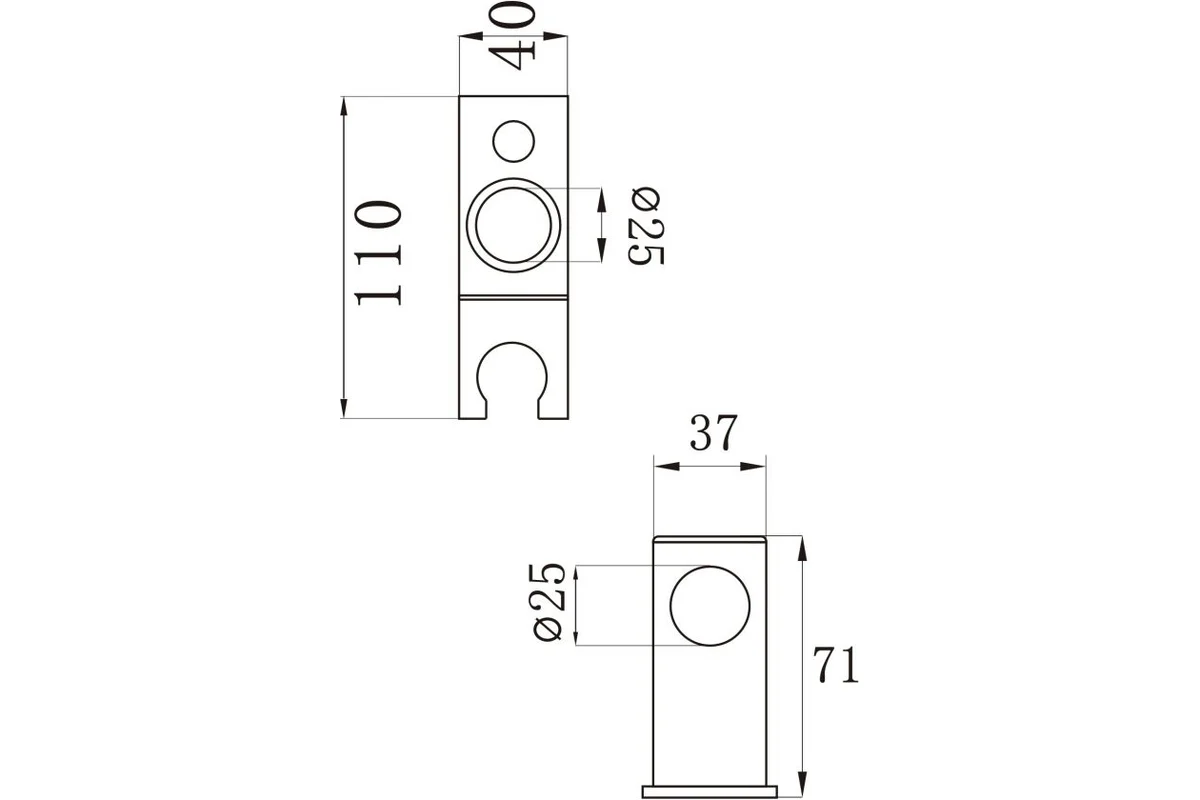 Душевая штанга AV Engineering AVSSS-055