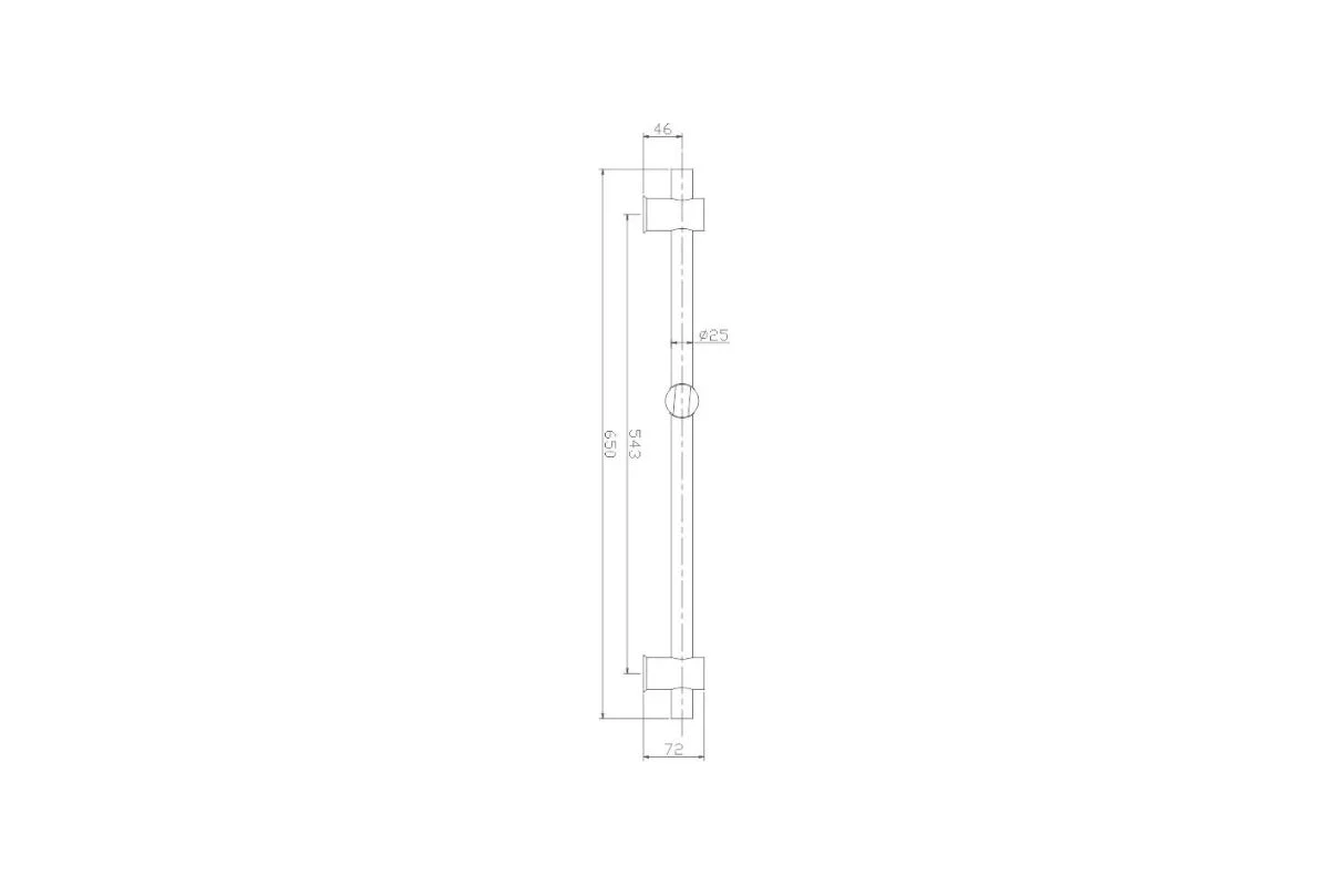 Душевая штанга Haiba сталь HB8011 00304866