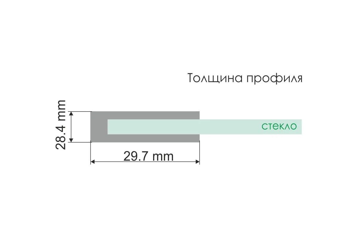 Душевая дверь WasserKraft Беркель (Berkel) 48P13