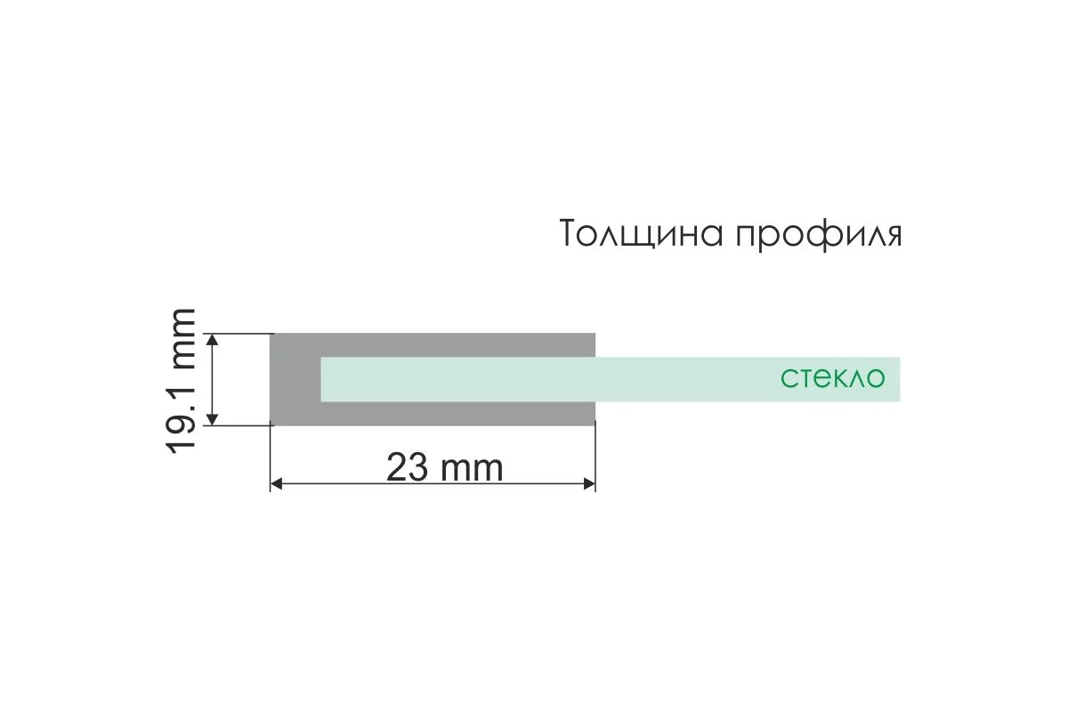 Душевая дверь WasserKraft Эльба (Elbe) 74P27