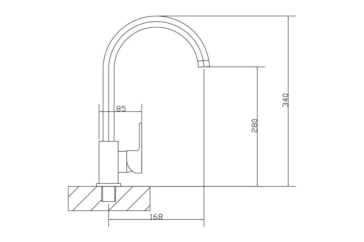 Смеситель для мойки Fmark FM4139