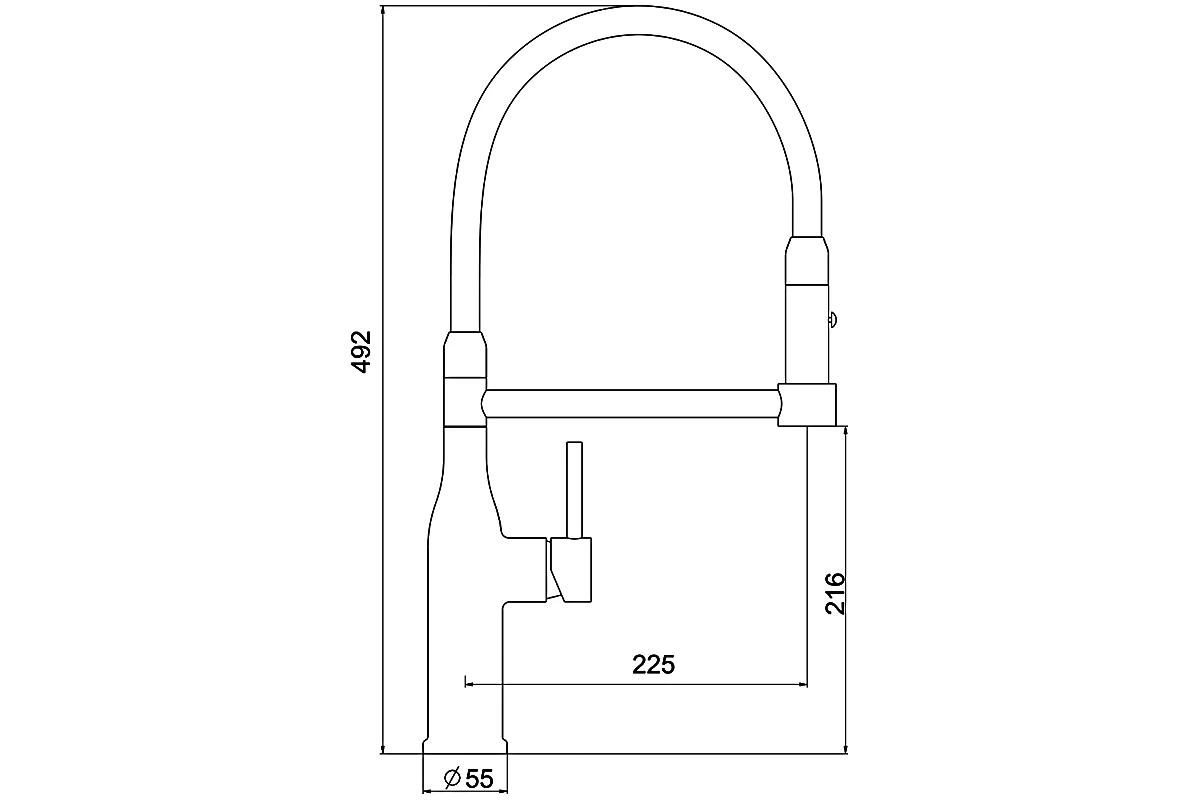 Смеситель для кухни GAPPO G4398-51