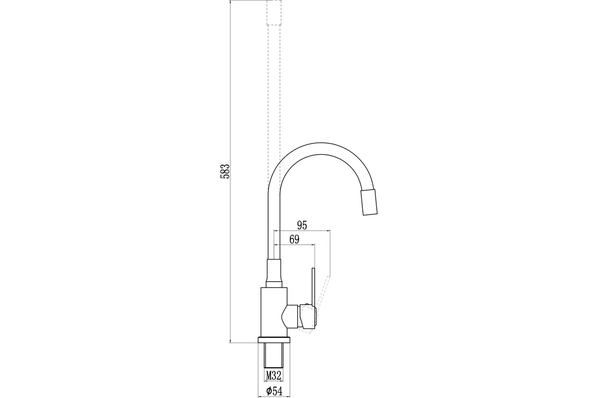 Смеситель для кухонной мойки Savol S-3002A12
