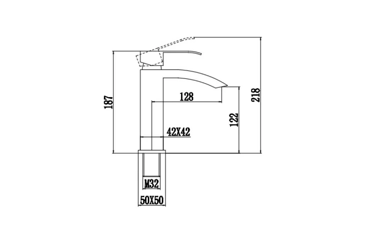 Смеситель для умывальника Fmark FS8601
