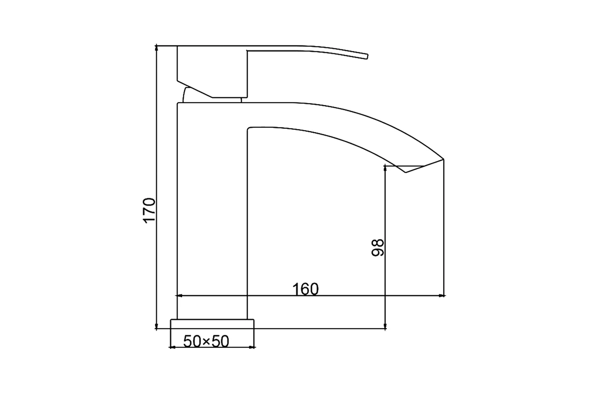 Смеситель для раковины FRAP F10803