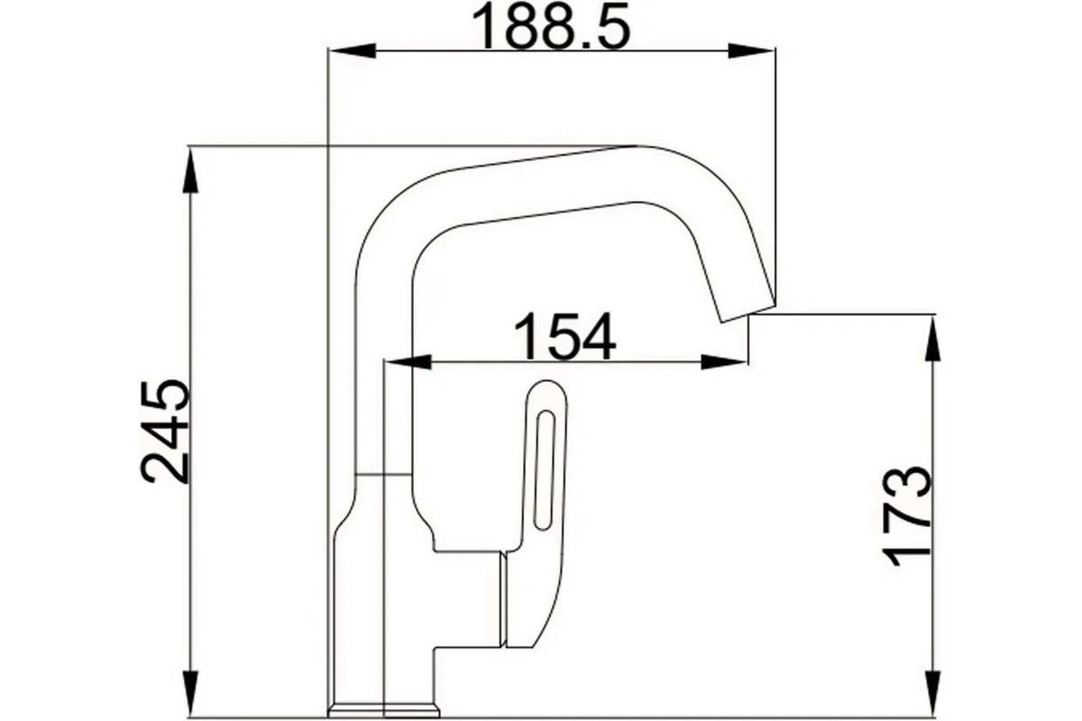 Смеситель для раковины HAIBA белый HB10825-8