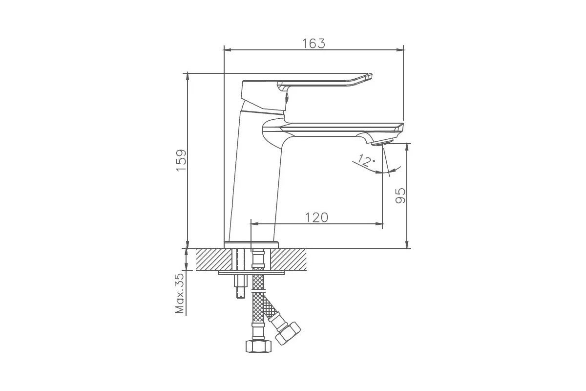 Смеситель для раковины Haiba HB10556