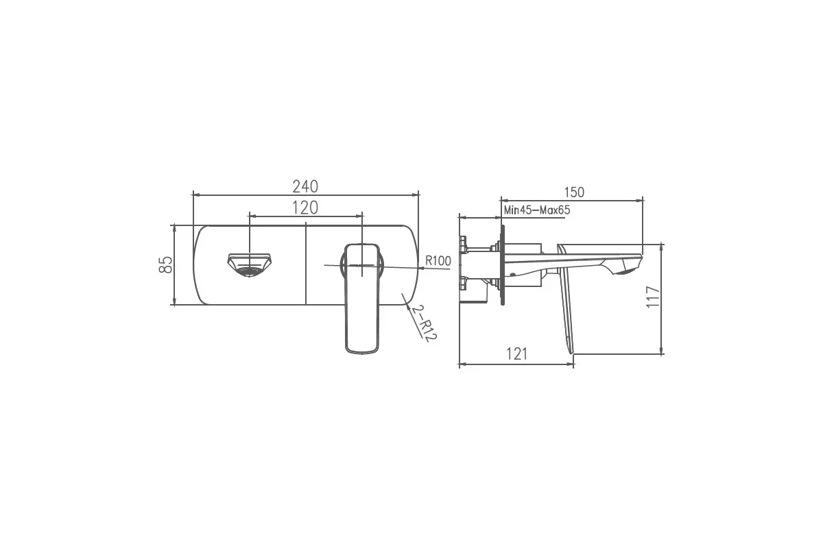 Смеситель для раковины Haiba HB80548-7