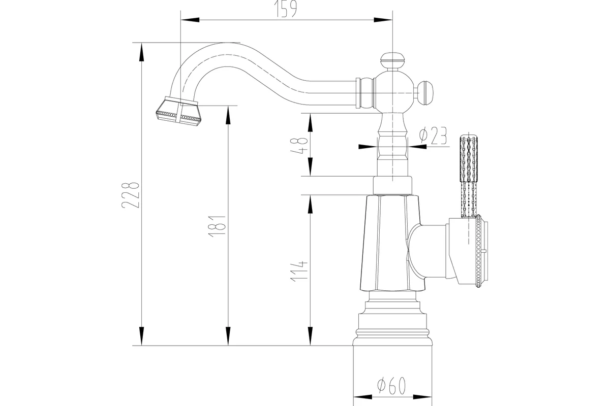 Смеситель для раковины/кухни Lemark Jasmine LM6604B