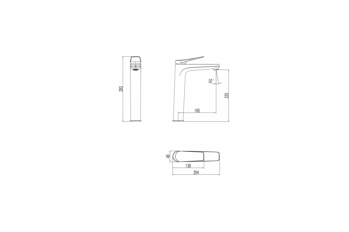 Смеситель для раковины Lemark Bronx LM3709GM