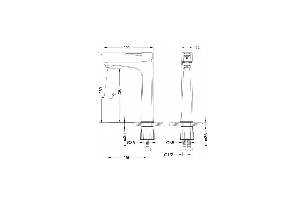 Смеситель для раковины Lemark Evitta LM0509C
