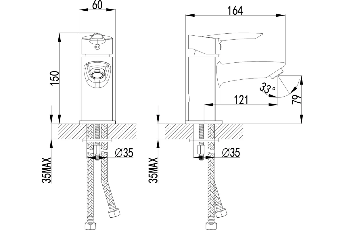 Смеситель для раковины Lemark Mars LM3506C