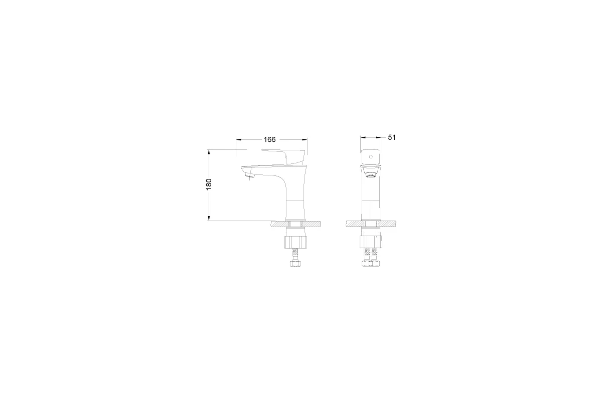 Смеситель для раковины Lemark Nero LM0206C