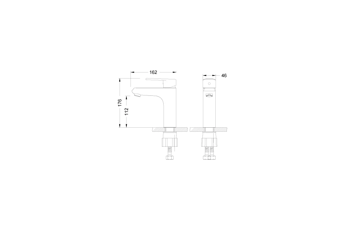 Смеситель для раковины Lemark Point LM0306C