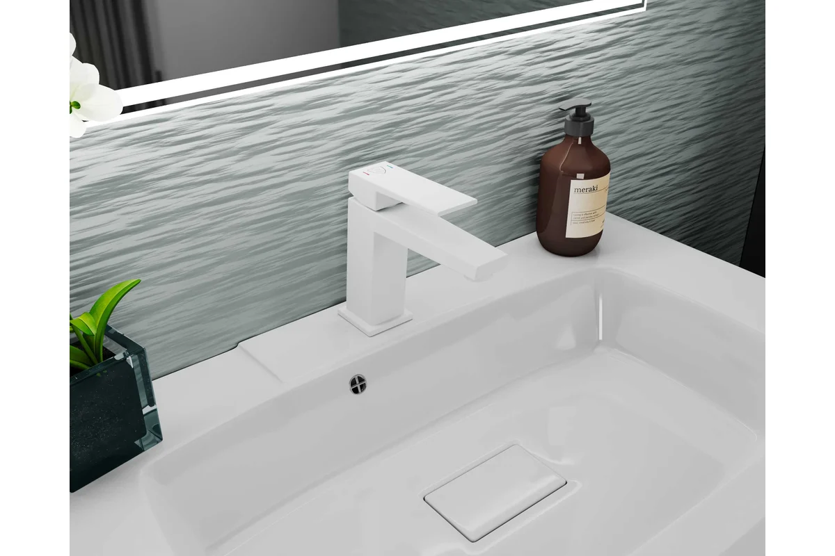 Смеситель для умывальника RUSH Thira TR3635-12White