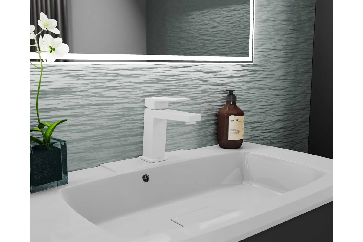 Смеситель для умывальника RUSH Thira TR3635-12White