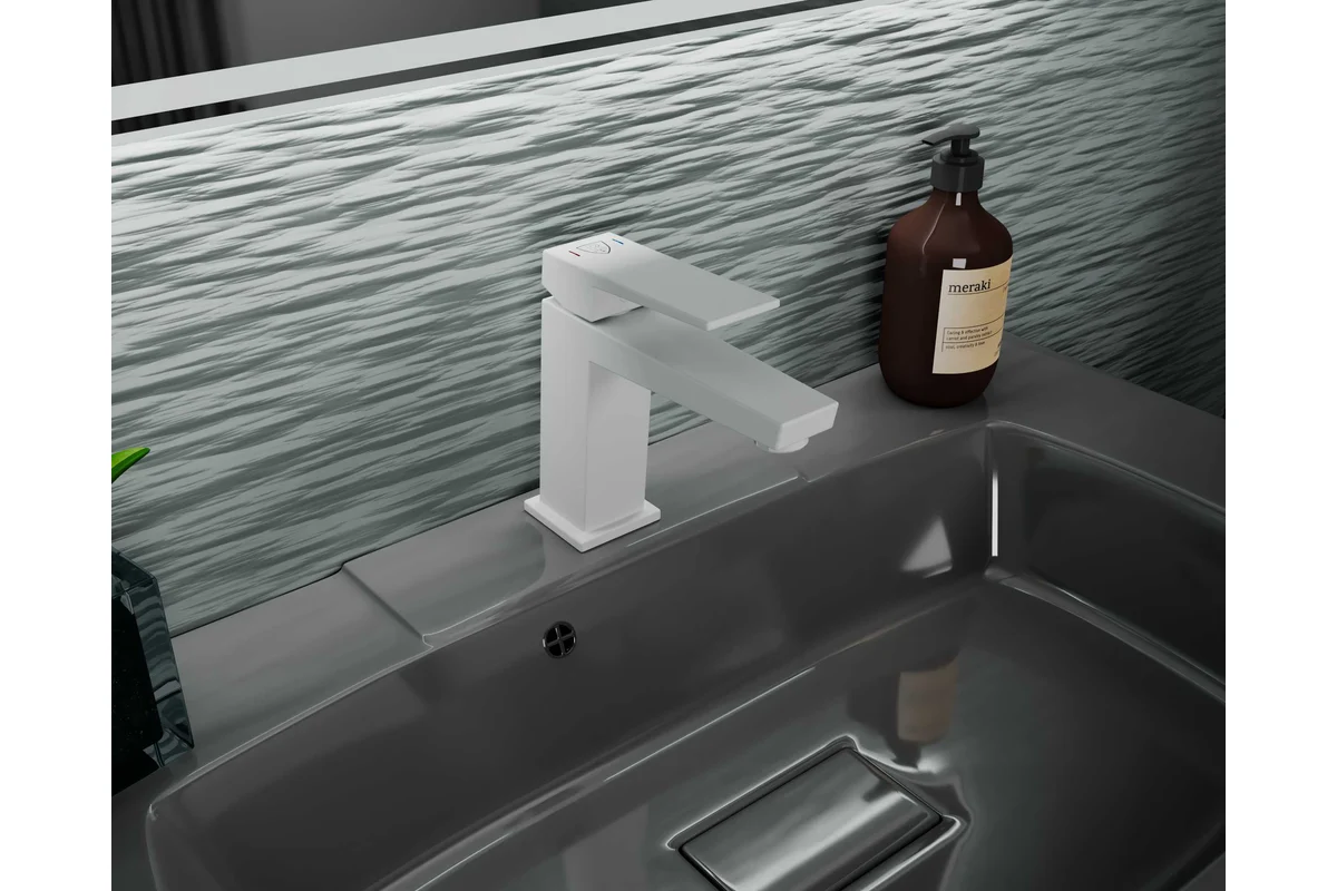 Смеситель для умывальника RUSH Thira TR3635-12White