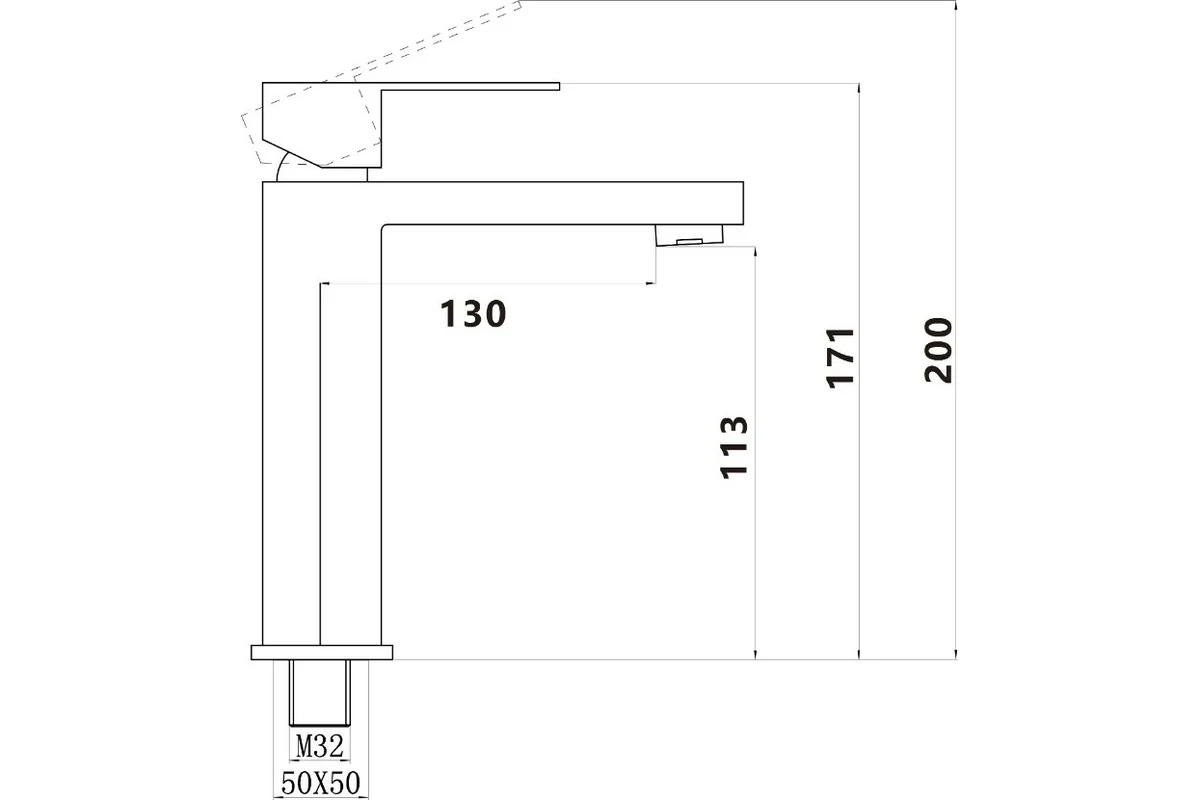 Смеситель для умывальника Savol S-SUS1003H 24652