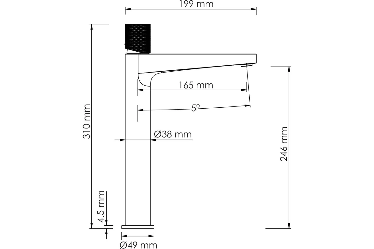 Смеситель для раковины WasserKraft Мозель (Mosel) 4603H