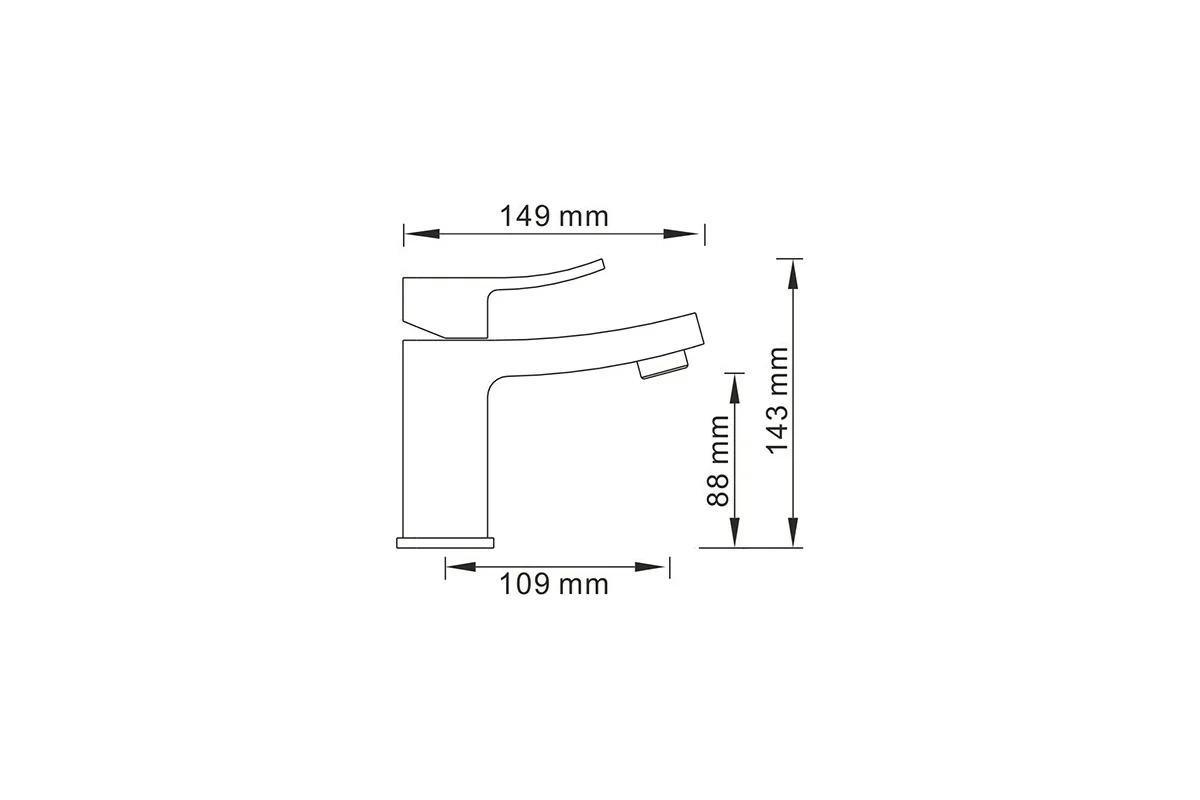 Смеситель для умывальника WasserKRAFT Aller 1063WHITE 1063W