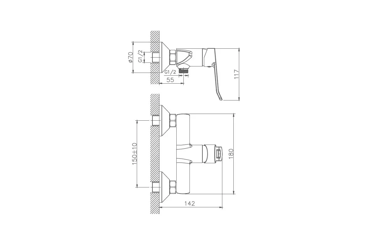 Смеситель для биде Haiba HB55556
