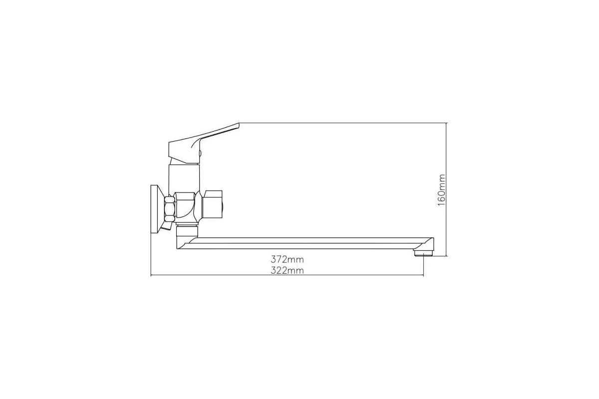 Смеситель для ванны ESKO Limassol LL31