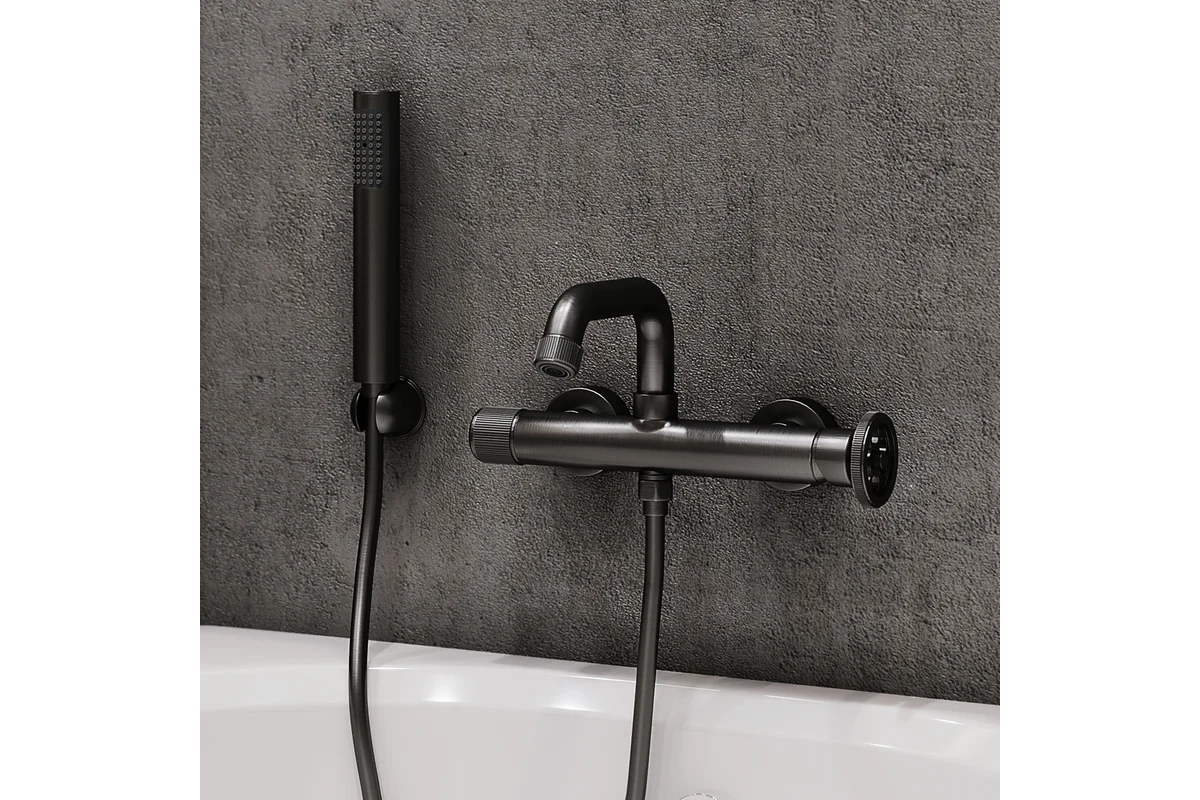 Смеситель для ванны IDDIS Grange графит GRAGMR2i02