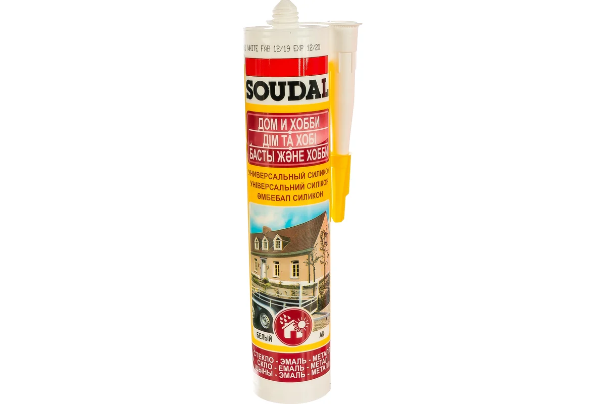 Универсальный силикон SOUDAL белый 105907