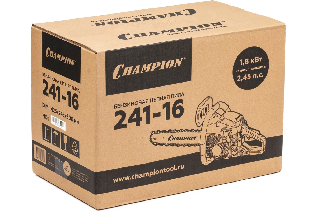 Бензопила CHAMPION 241-16