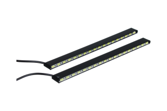 Дневные ходовые огни NEW GALAXY LED 18 шт., метал. корп., 192 мм, 12V, 2шт. 702-110