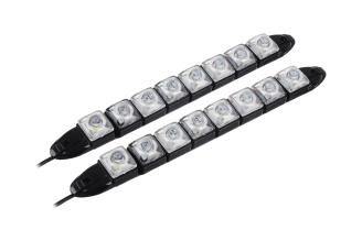 Дневные ходовые огни NEW GALAXY LED 8 шт. гибкий пласт. корп., 220 мм, 12V белый, 2 шт. 702-099