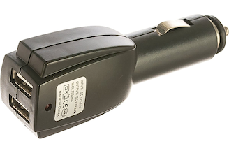 Автомобильное зарядное устройство REXANT 2xUSB /АЗУ/ /5V, 1 000mA 16-0237