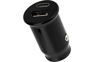 Автомобильное зарядное устройство REXANT usb-a+usb-c, 2.4 a черная 18-2228