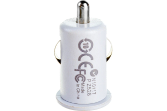 Автомобильное зарядное устройство REXANT USB АЗУ 5 В 1 А белое 18-1921