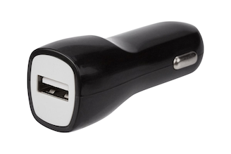 Зарядное устройство в прикуриватель REXANT USB, 5V, 1000mA, черное 16-0279