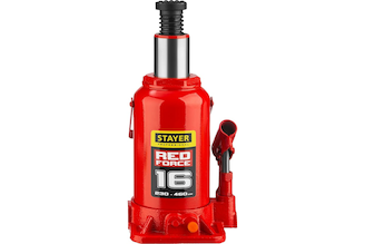 Гидравлический бутылочный домкрат STAYER RED FORCE, 16т, 230-460 мм, 43160-16 43160-16_z01