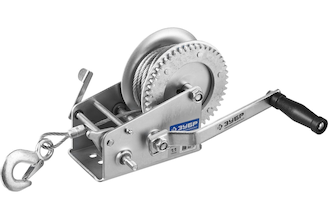 Ручная барабанная лебедка Зубр ПРОФЕССИОНАЛ тросовая 1,1т 8м 43113-1.1_z01