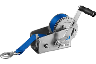 Профессионал ручная барабанная, ленточная лебедка ЗУБР 0,9 т, 10 м 43115-0.9