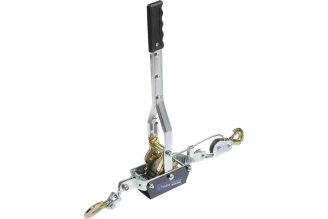 Рычажная лебедка TUNDRA двойное храповое колесо, тяга 4 т, подъем 1.6 т, трос 2 метра 1002760