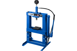 Гидравлический пресс ЗУБР Профессионал ПГН-10 10 т с гидронасосом и манометром 43072-10