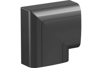 Плоский угол DKC 110х50 мм черный 01003A