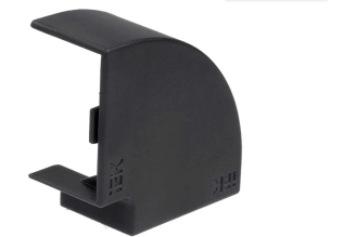 Поворот 90° IEK ELECOR КМП 60х40 черный EL-KK10D-P-060-040-K02