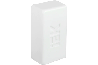 Заглушка IEK ELECOR КМЗ 25x25 белая, 4 шт, CKMP10D-Z-025-025-K01-R