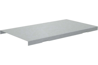 Крышка вертикального Т-отвода вниз Система КМ ПЛЮС HD 80х150 мм PL4399