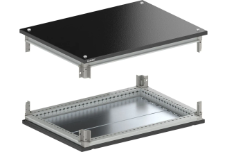 Крыша и основание DKC RAL9005 для корпусов CQE N 800x400 мм R5NKTB84