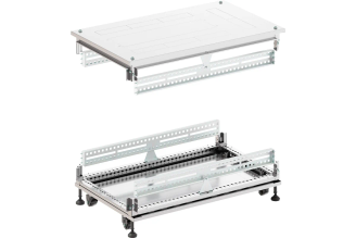 Крыша и основание DKC IT CQE 600x1200 RAL7035 RGIT612F