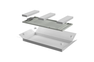 Задняя панель ITK LINEA N 47U серая LN35-47U6X-ZM